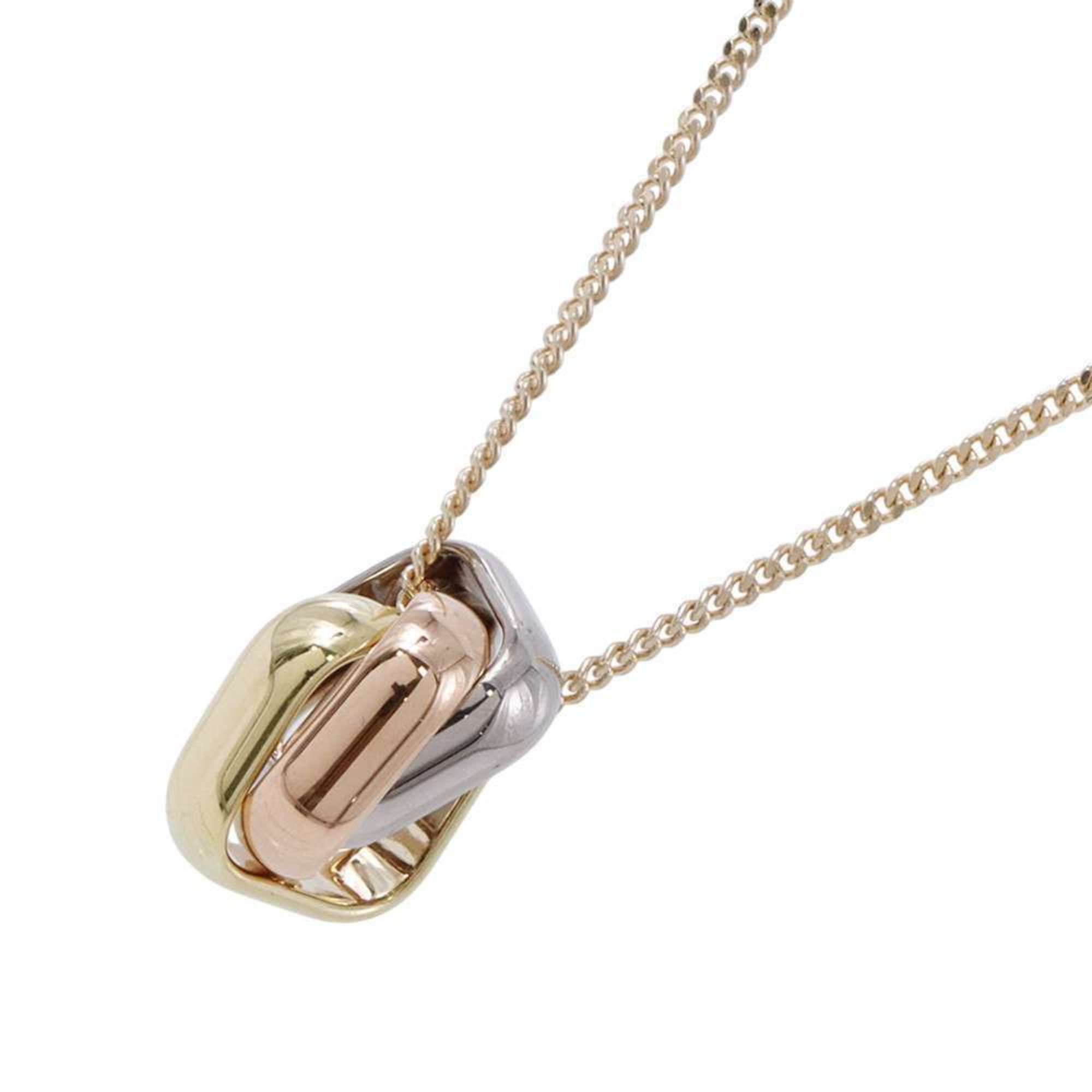 Cartier Necklace Trinity Cushion 18KYG K18PG K18WG B7224955 Pendant