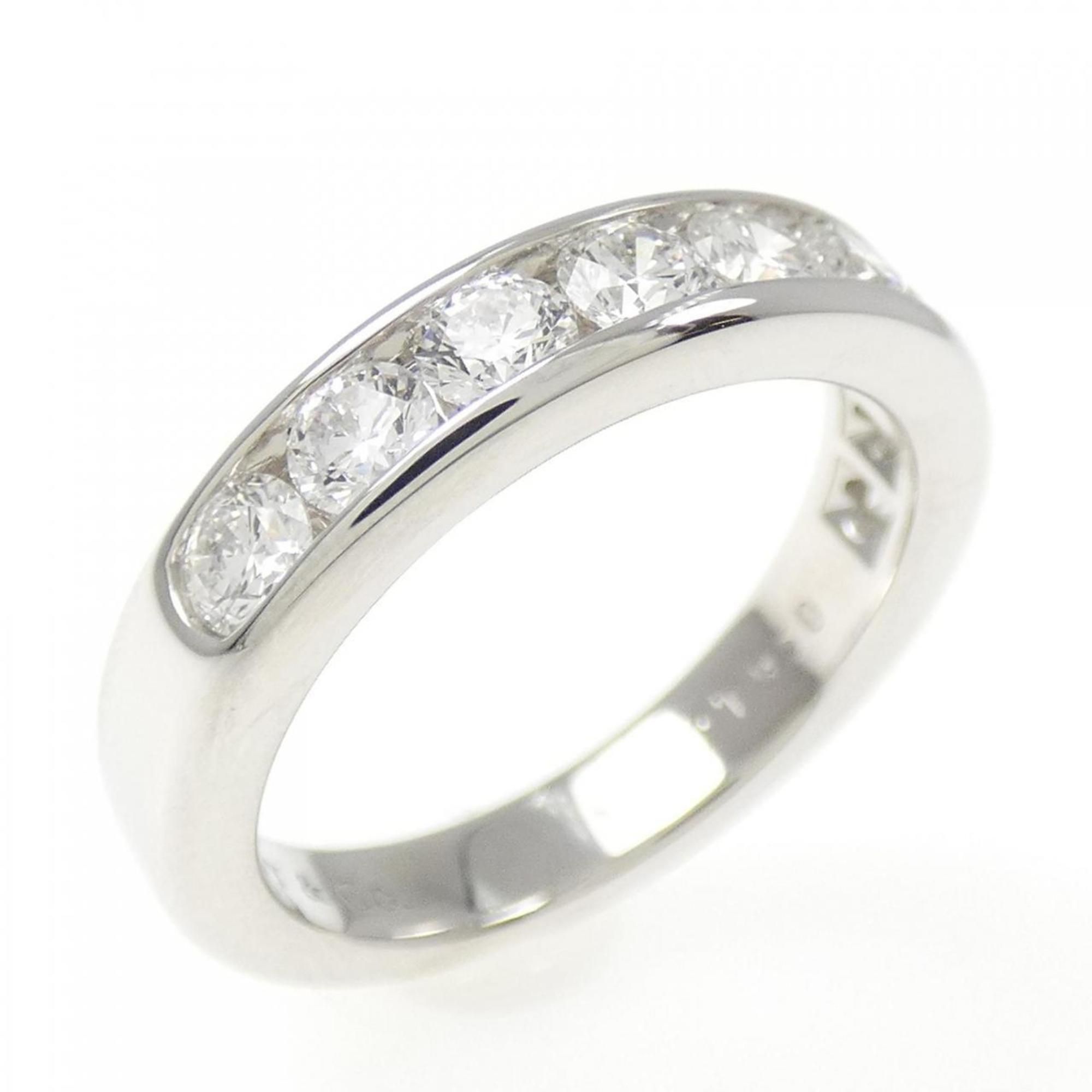 Tiffany Half Circle Channel Setting Ring