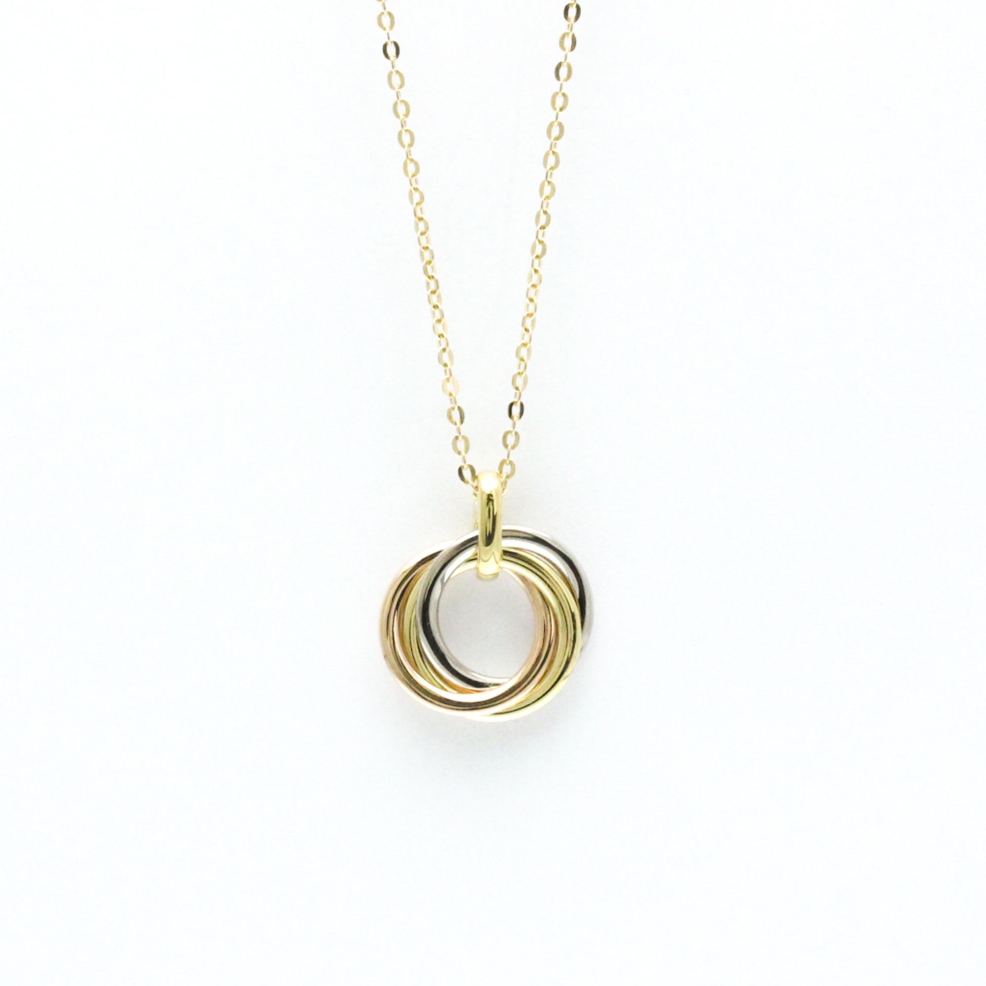 Cartier Trinity Necklace B7224817 Pink Gold (18K),White Gold (18K),Yellow Gold (18K) Women's Fashion