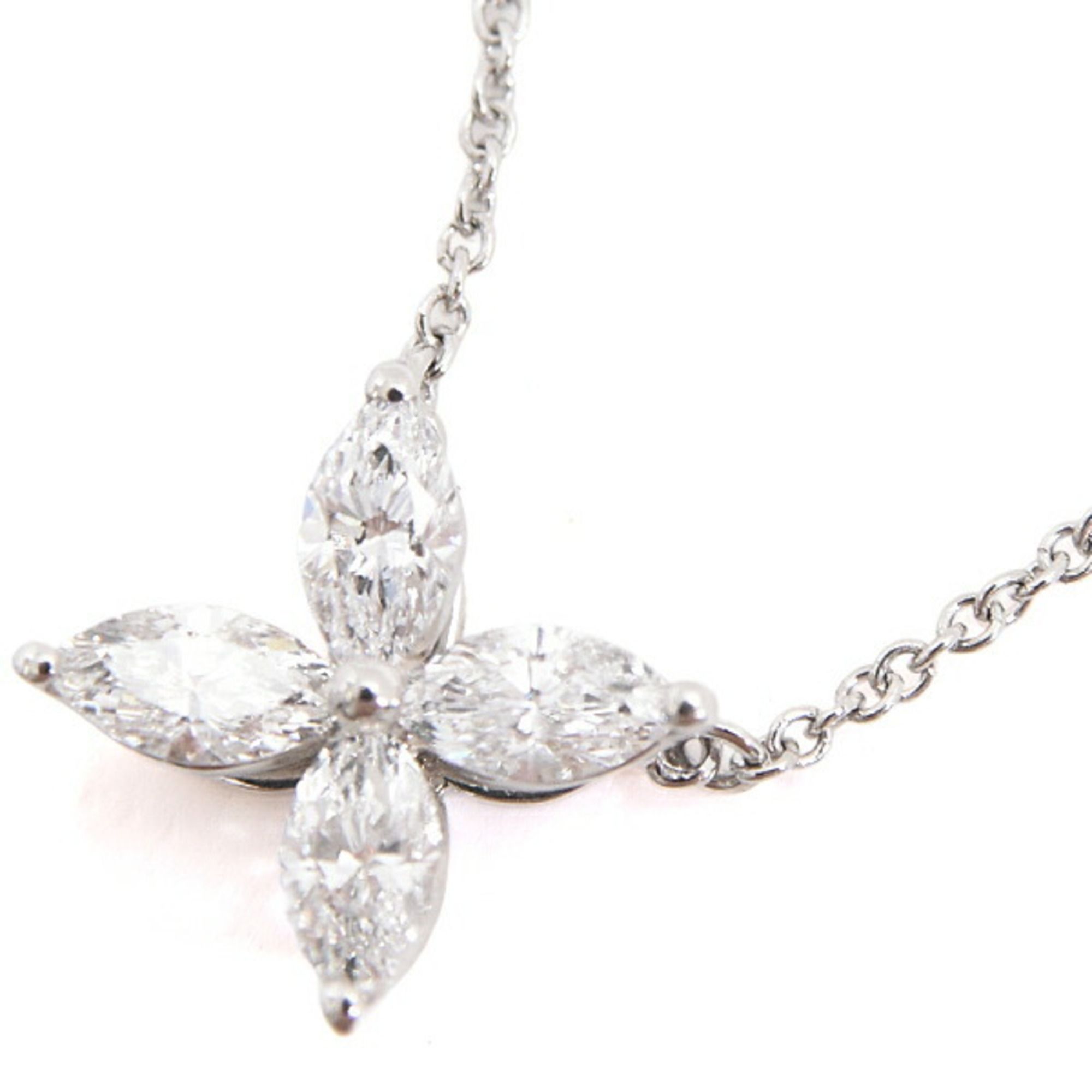Tiffany Women's Victoria Medium Diamond Necklace in Platinum (PT950)