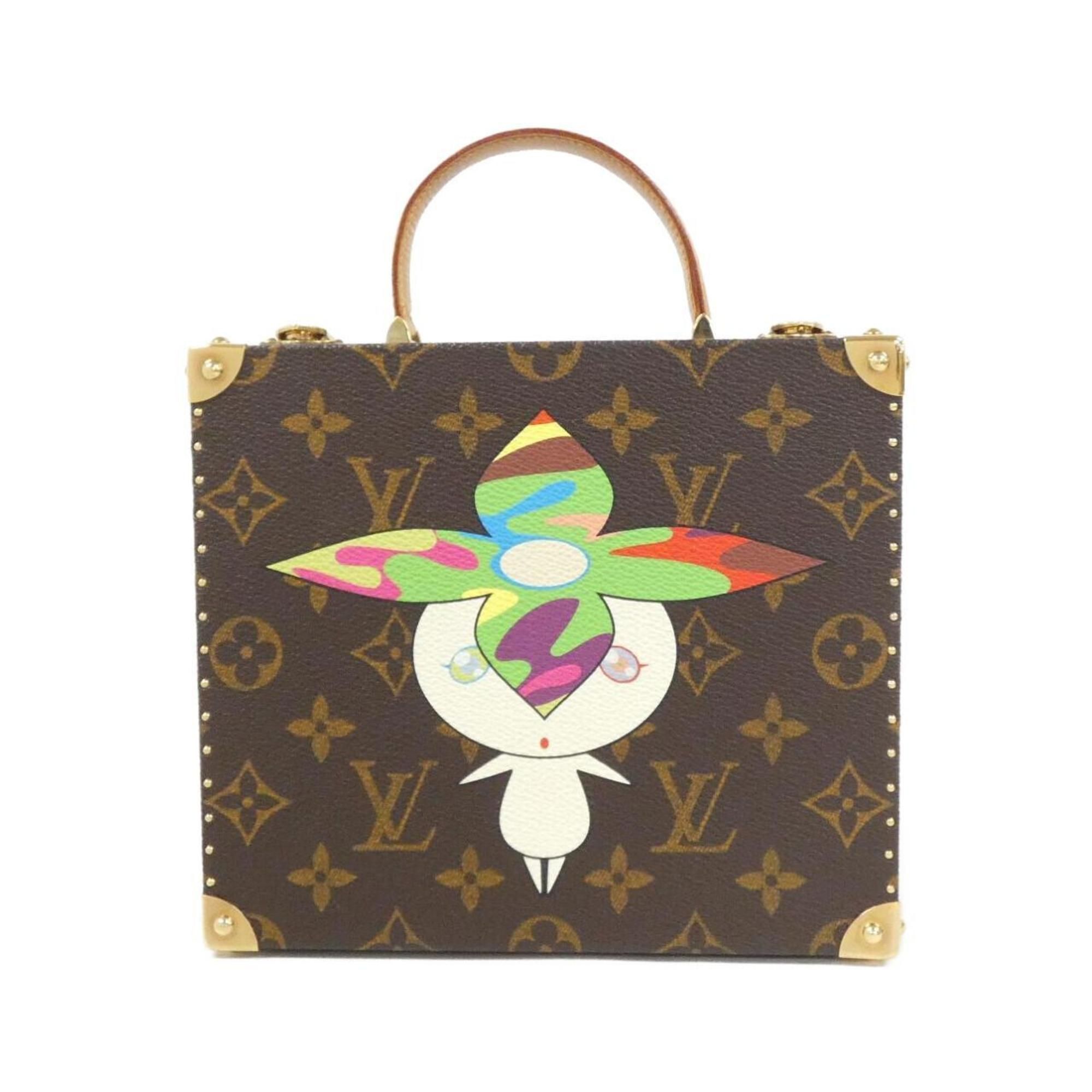 Louis Vuitton Monogram (Murakami) Hard Case Flower Batman M92475 Handbag