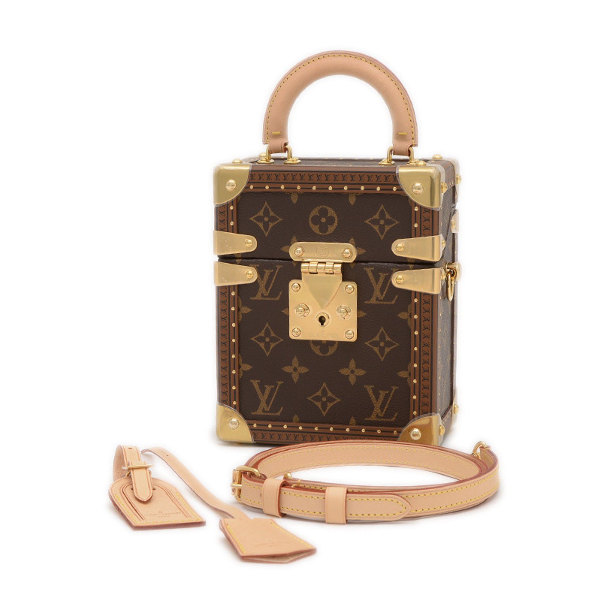 Louis Vuitton Monogram Camera Box Handbag/Shoulder Bag M10079