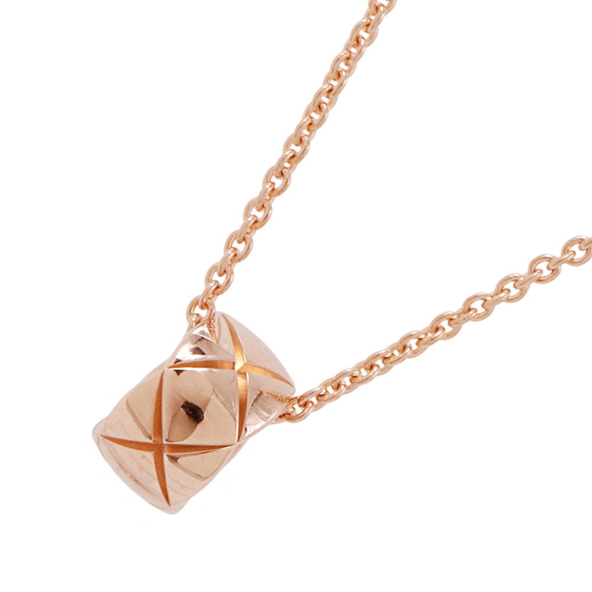 Chanel Coco Crush Necklace in 18K Pink Gold (J12306) Beige