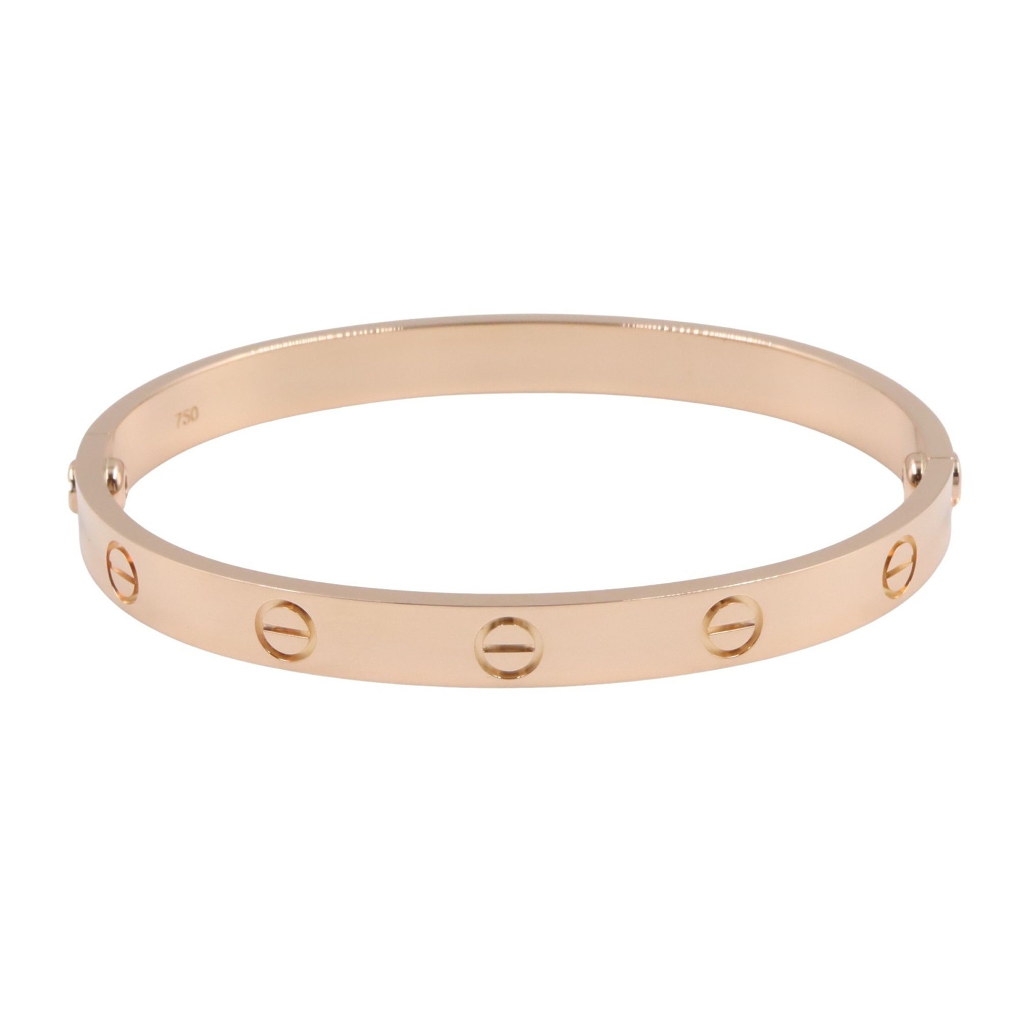 Cartier Love Bracelet, 18K Pink Gold, Women's, Gold