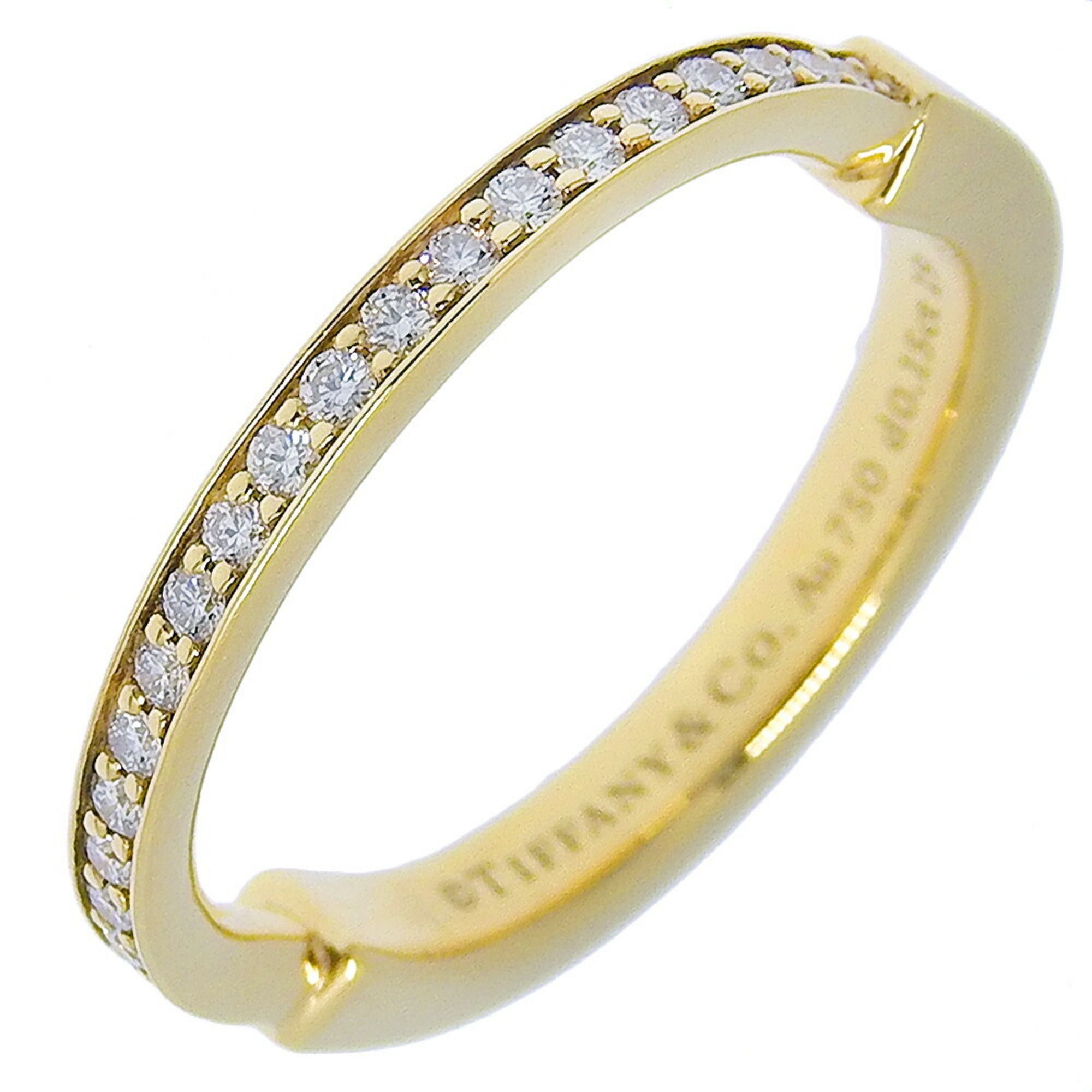 Tiffany & Co. Lock size 12 ring, 18K yellow gold x diamond, 0.15, approx. 4.5g, for women