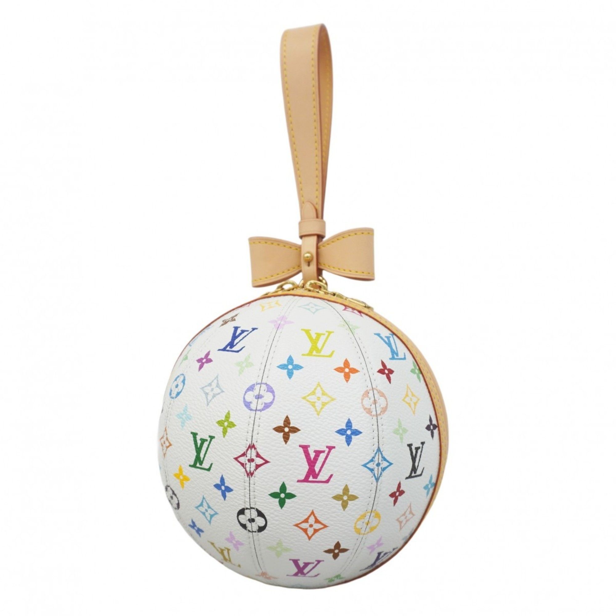 Louis Vuitton Monogram Multicolore Handbag, LV x TM Rolling Clutch, Takashi Murakami M13710, Bron, W