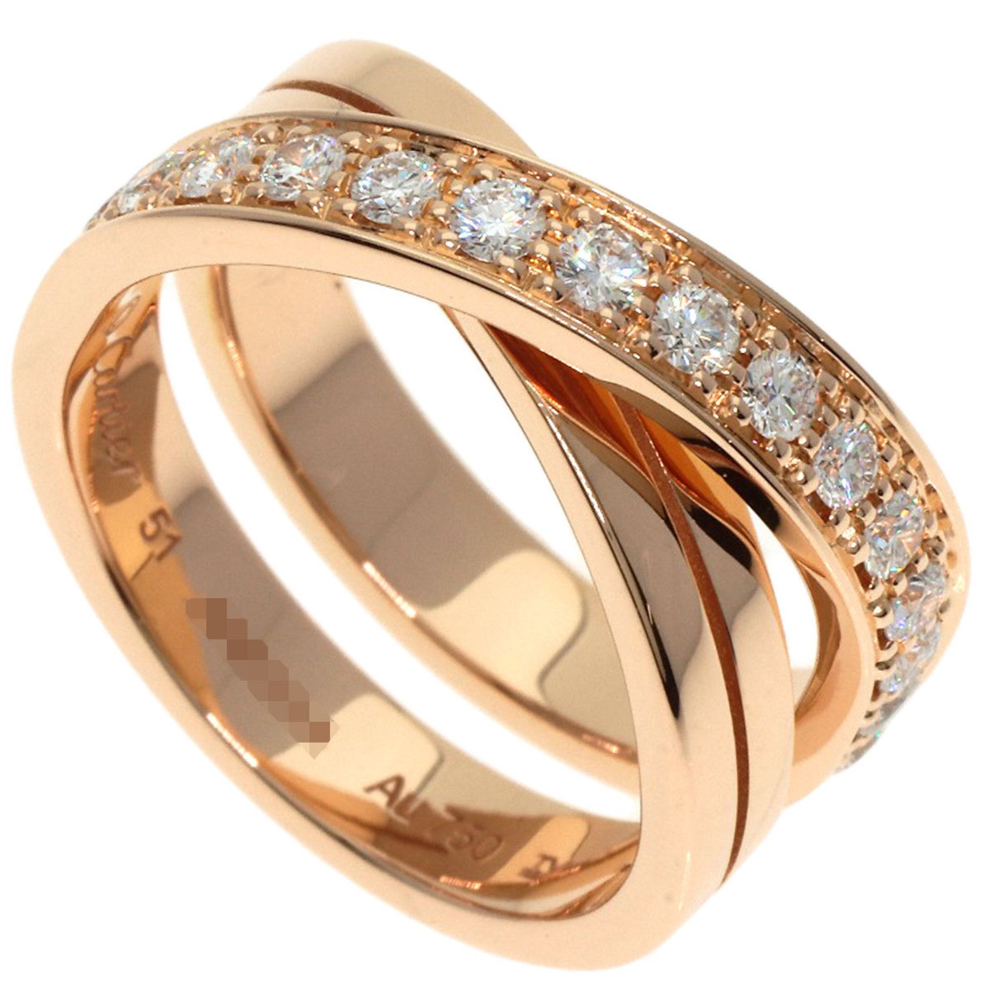 Cartier Etincel de Diamond #51 Ring in 18K Pink Gold for Women