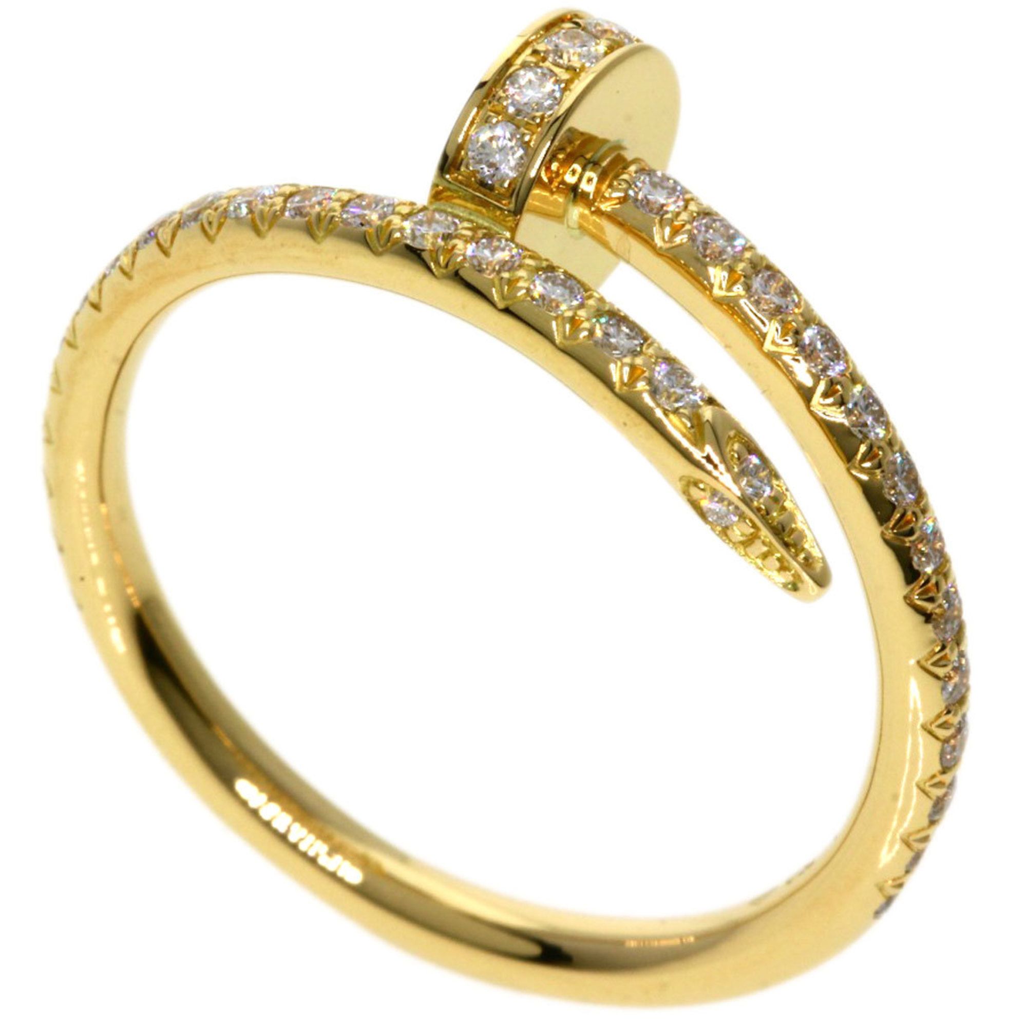Cartier Juste un Clou Diamond #51 Ring, 18K Yellow Gold, Women's, CARTIER
