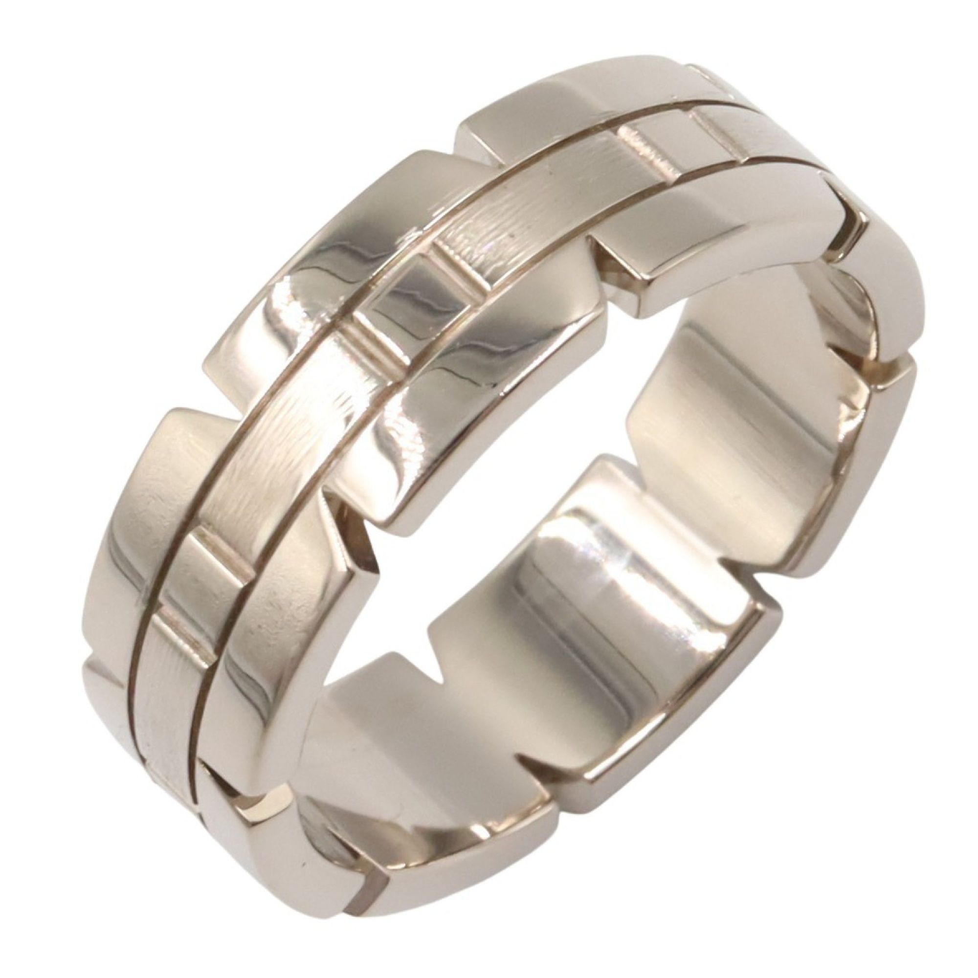 Cartier Tank Française Ring, 18K White Gold, for Men and Women, Silver