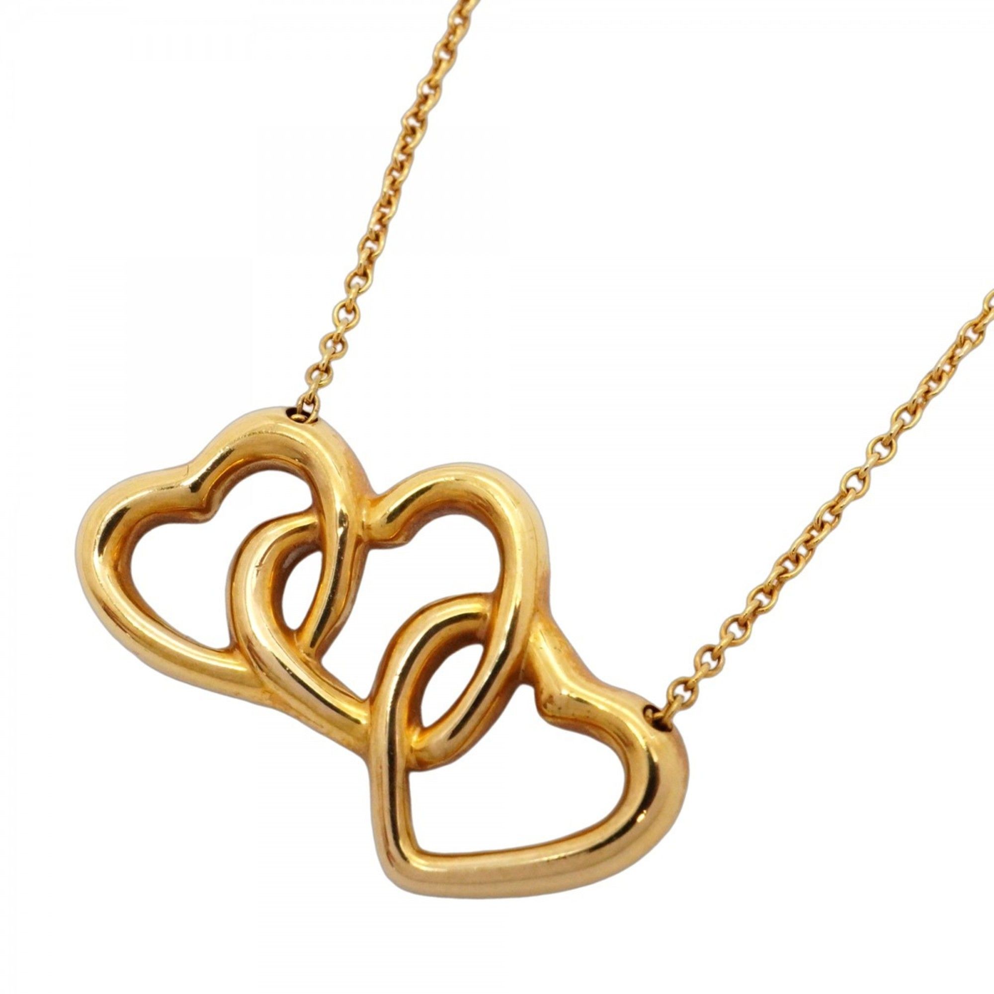 Tiffany Triple Heart Necklace in 18KYG Yellow Gold for Women
