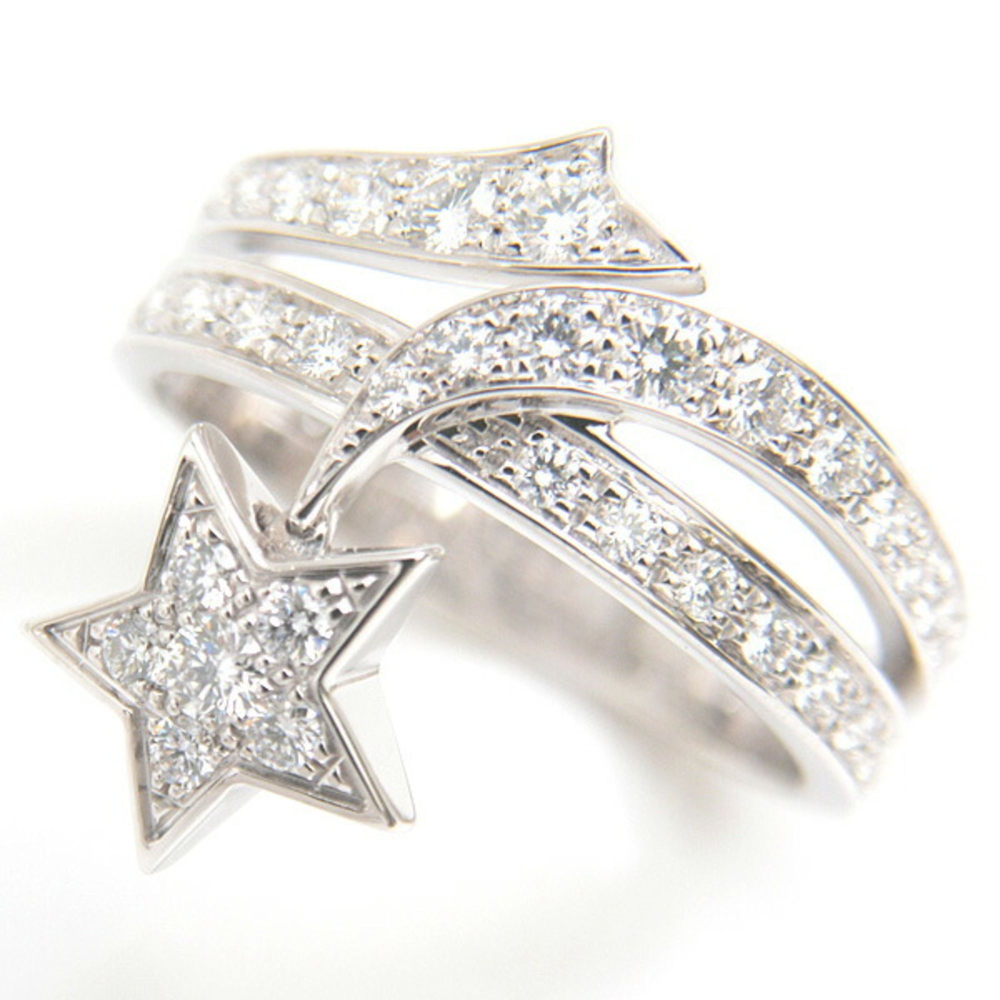 Chanel Ring for Women Comet Diamond White Gold CHANEL 750WG