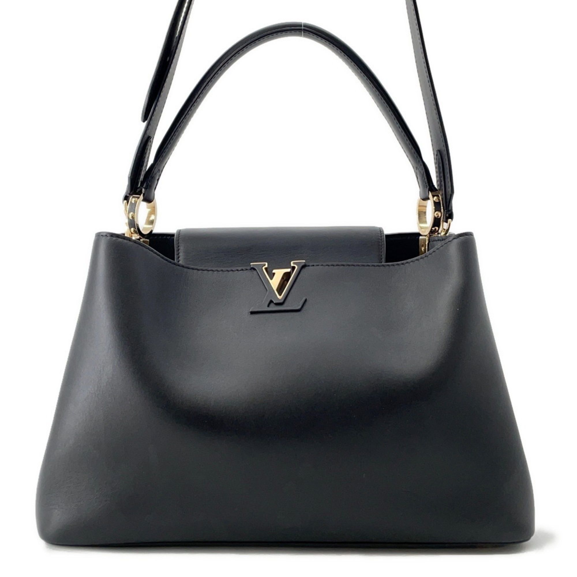 Louis Vuitton Capucines Souple GM Handbag M24607 LOUIS VUITTON 2-way Shoulder Bag Black