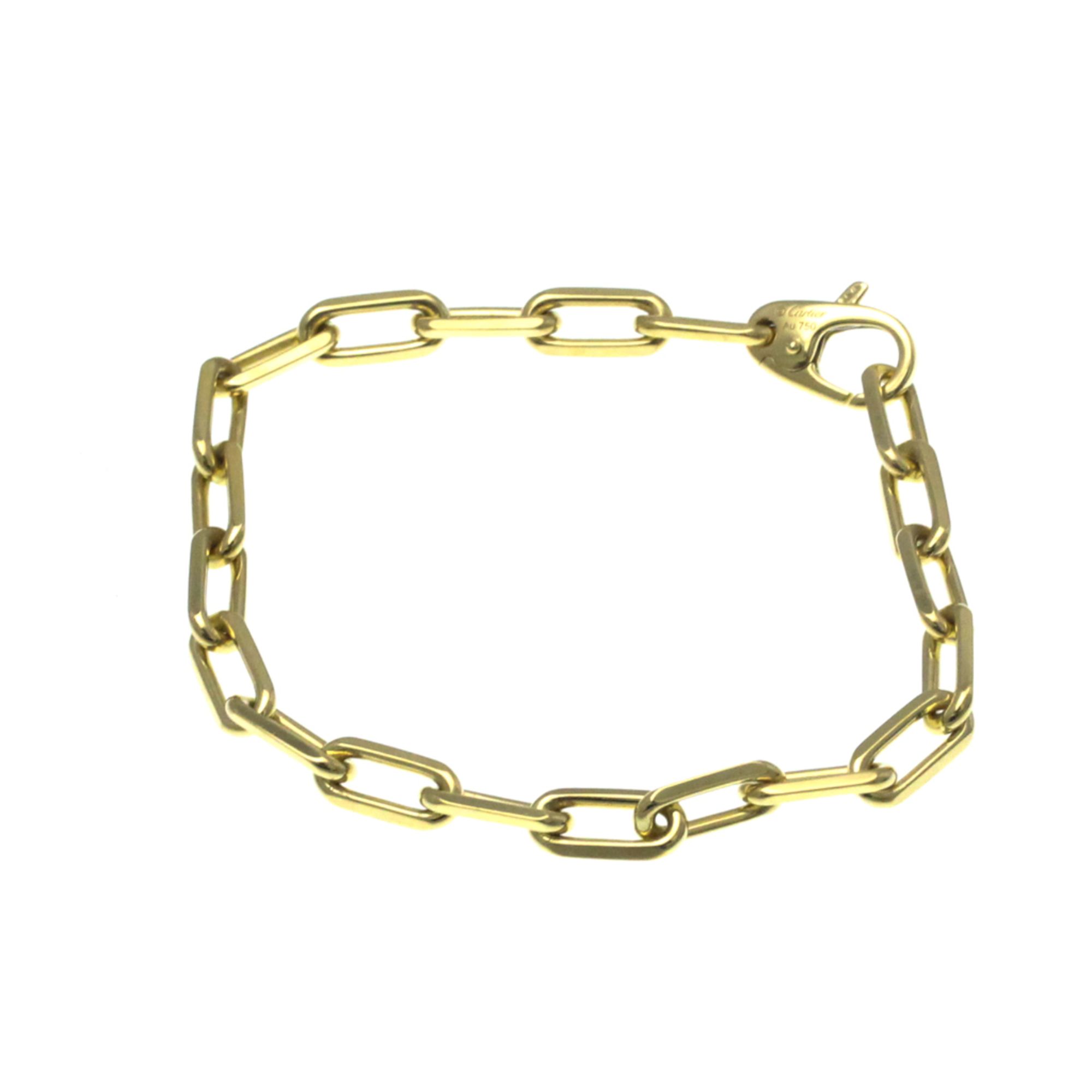 Cartier Santos De Cartier Bracelet Yellow Gold (18K) No Stone Link Bracelet Gold