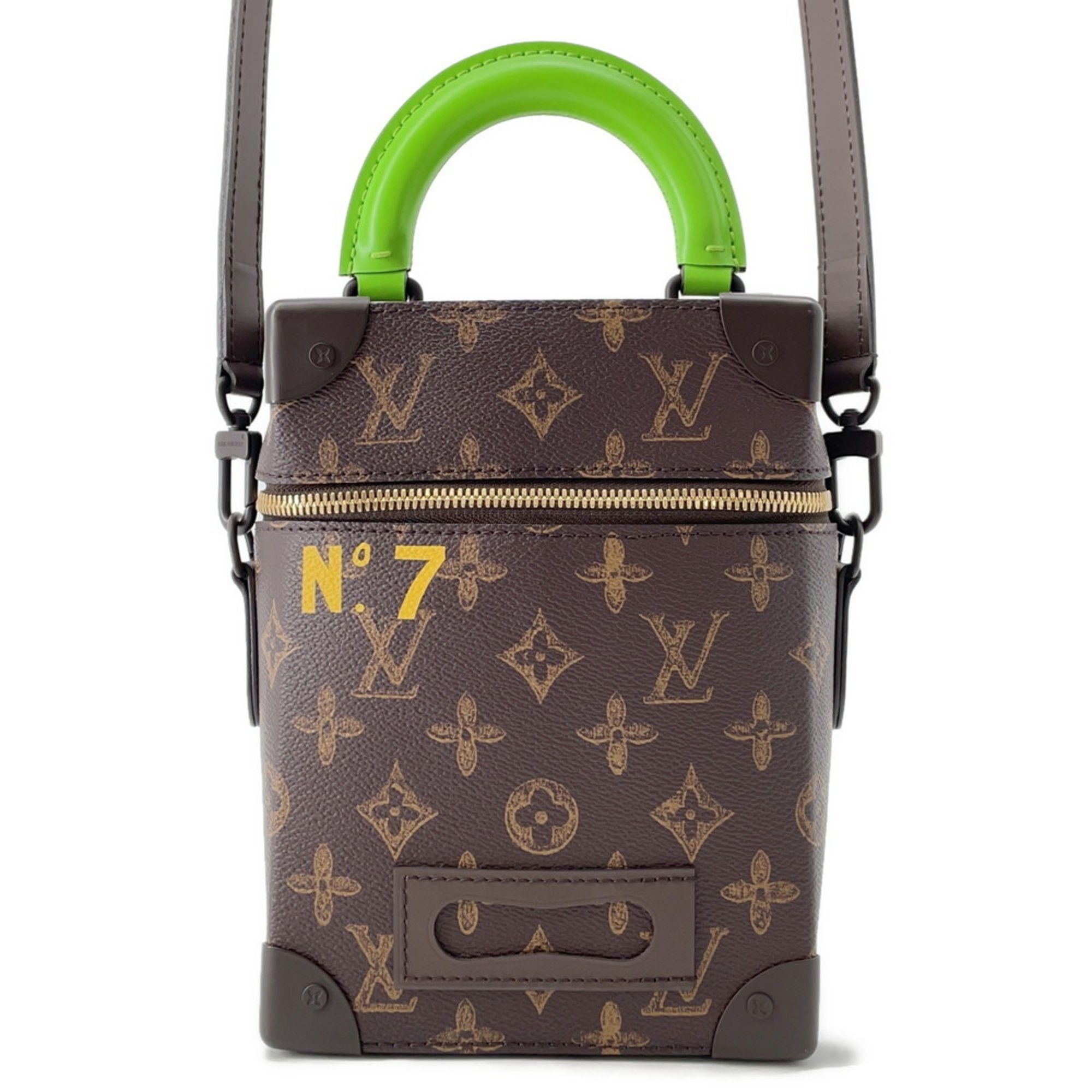 Louis Vuitton Handbag Monogram Vertical Box Trunk M59664 LOUIS VUITTON 2way