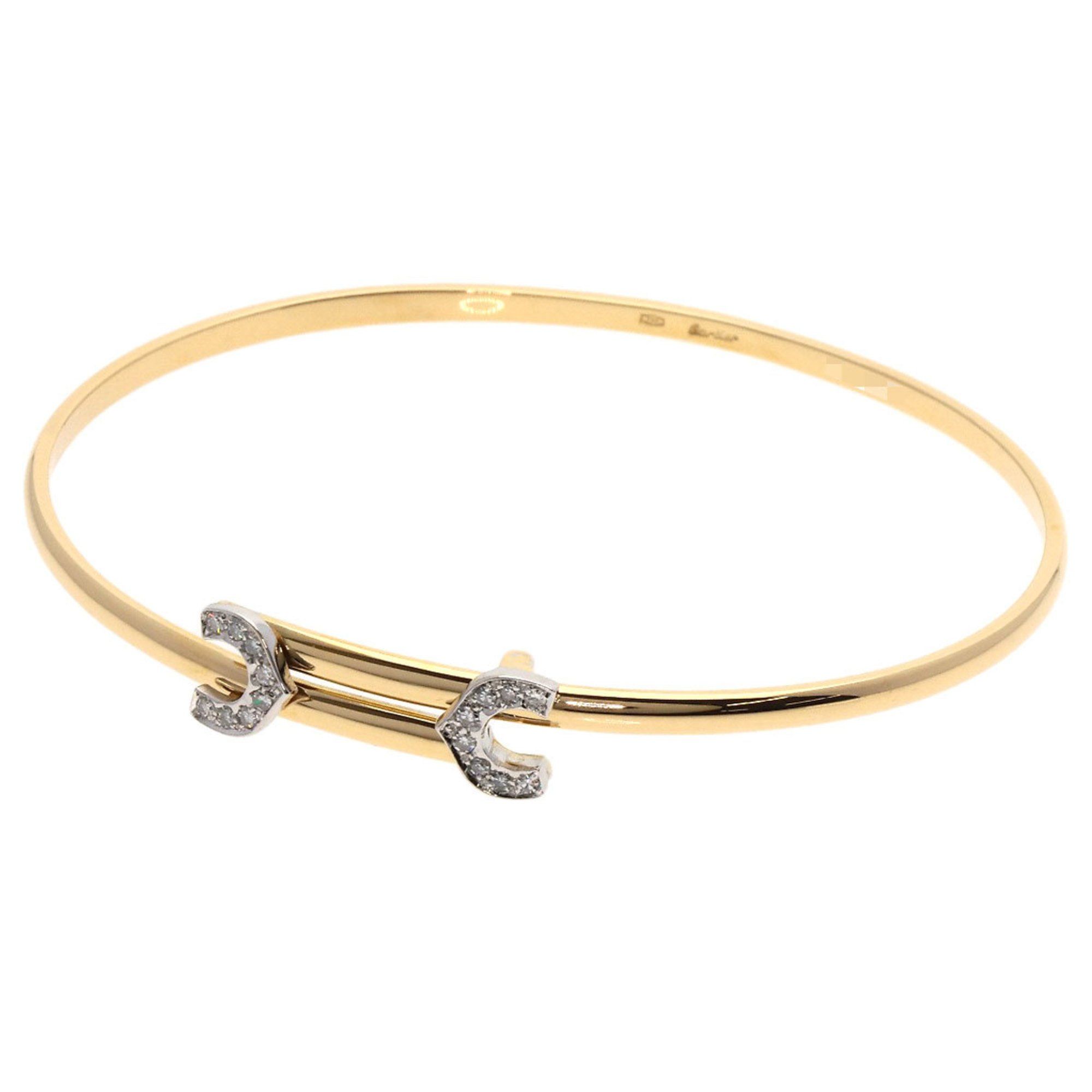 Cartier 2C Diamond Bracelet in 18K Yellow Gold for Women