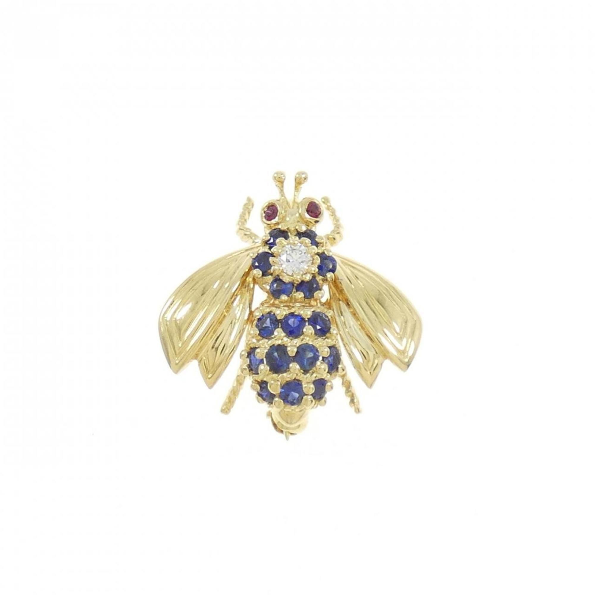 Tiffany Color Stone Brooch