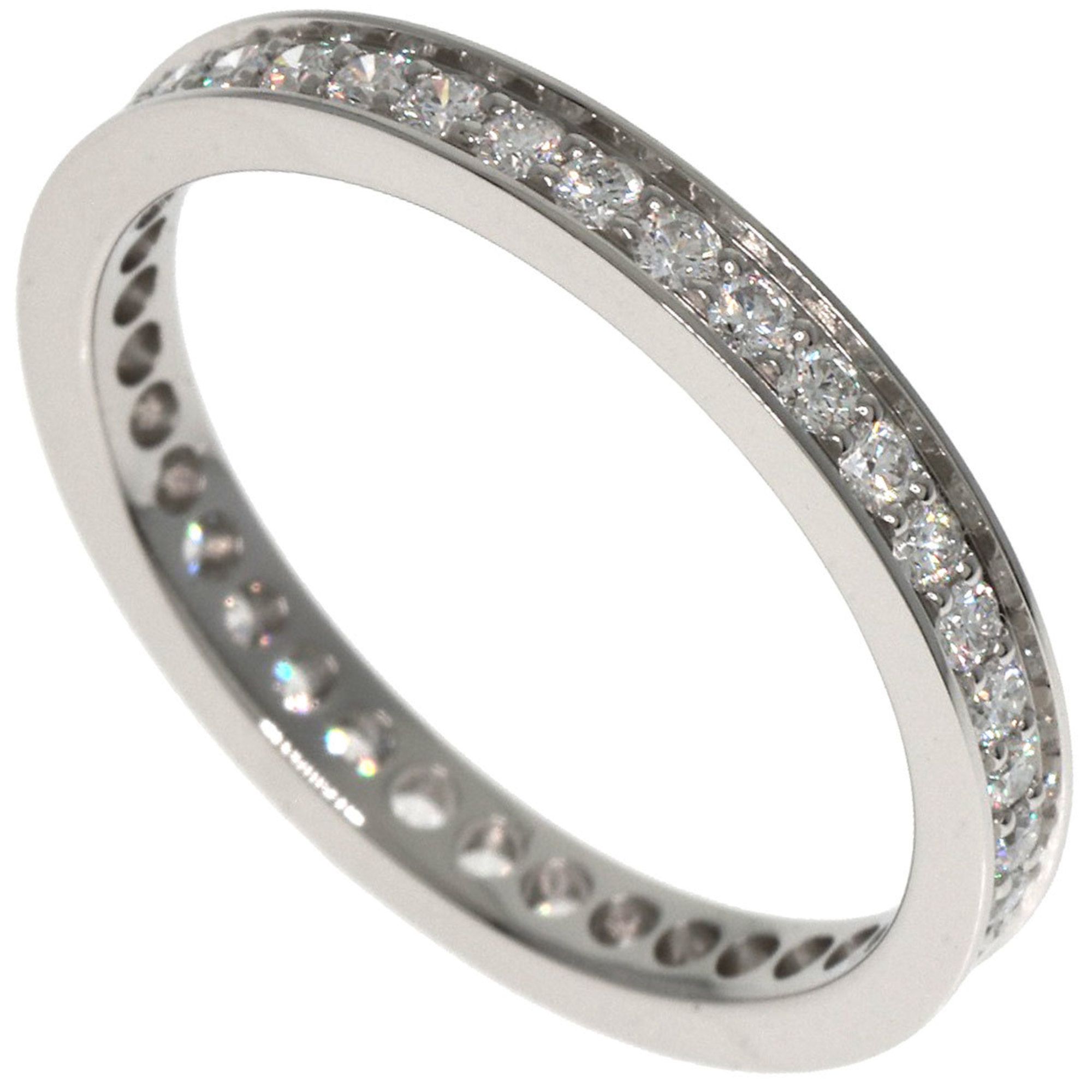 Cartier Eternity Diamond #50 Ring Platinum PT950 Women's CARTIER