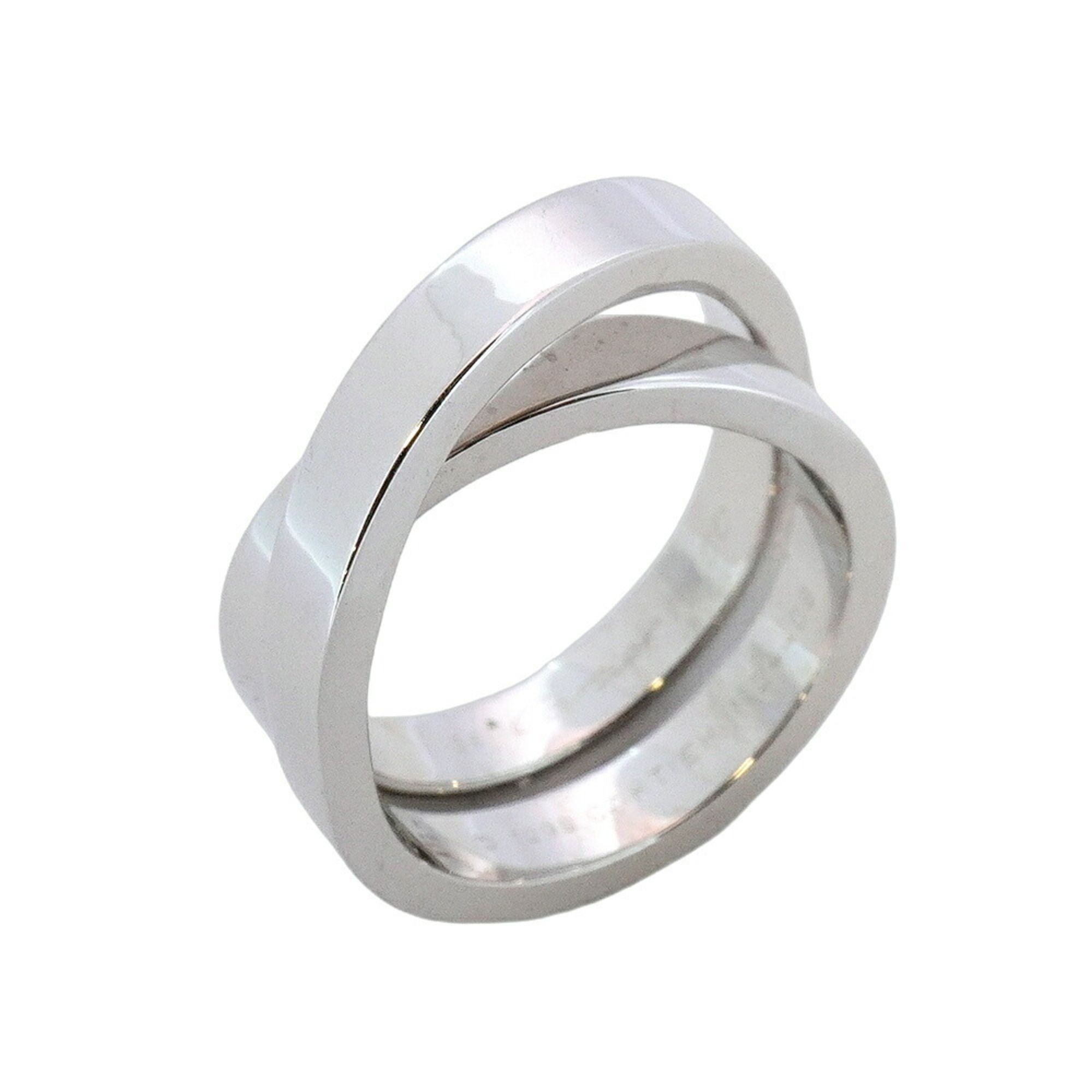 Cartier Esprit de Paris Ring, 18K White Gold, #56, Men's, P1133856