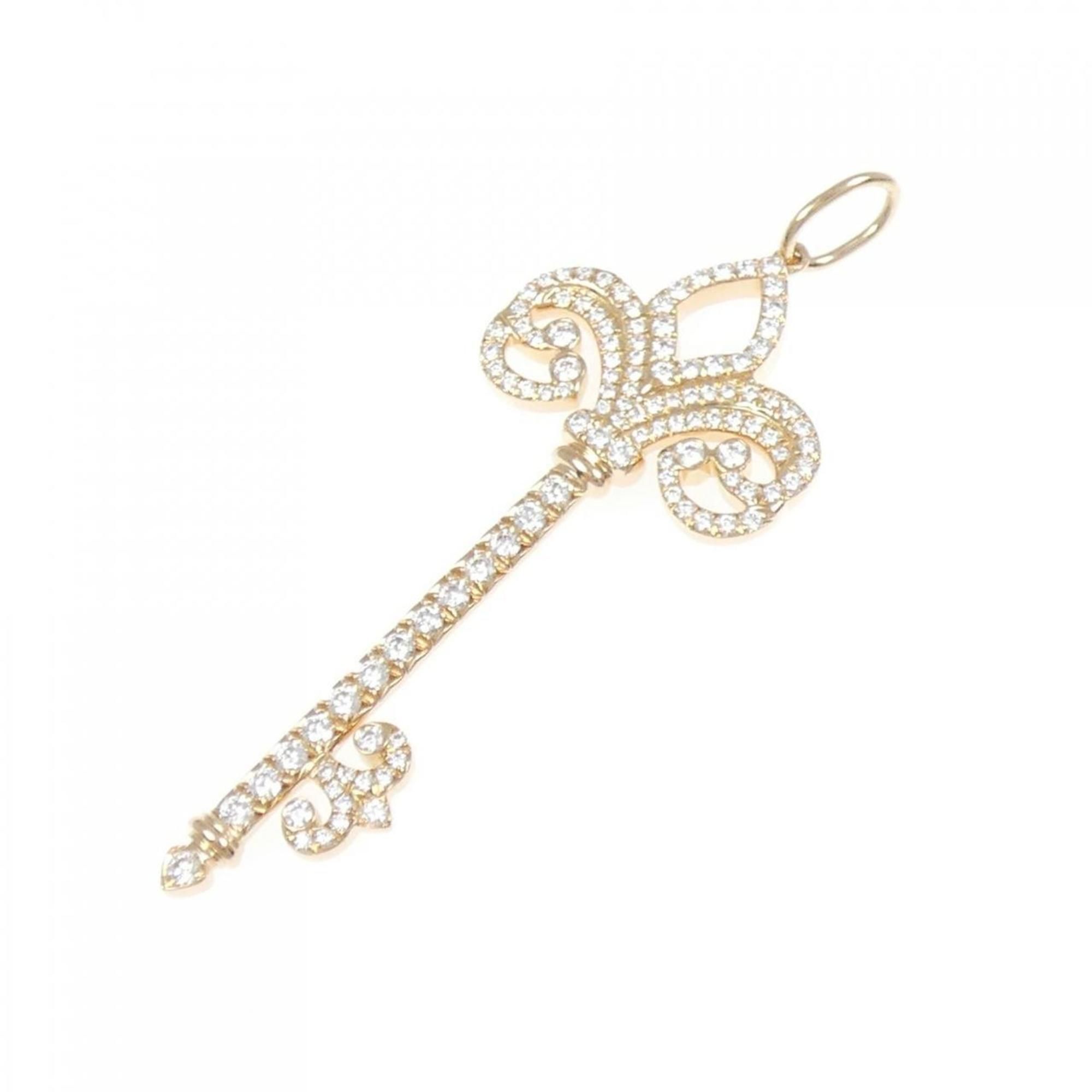 Tiffany Fleur De Ris Key Pendant