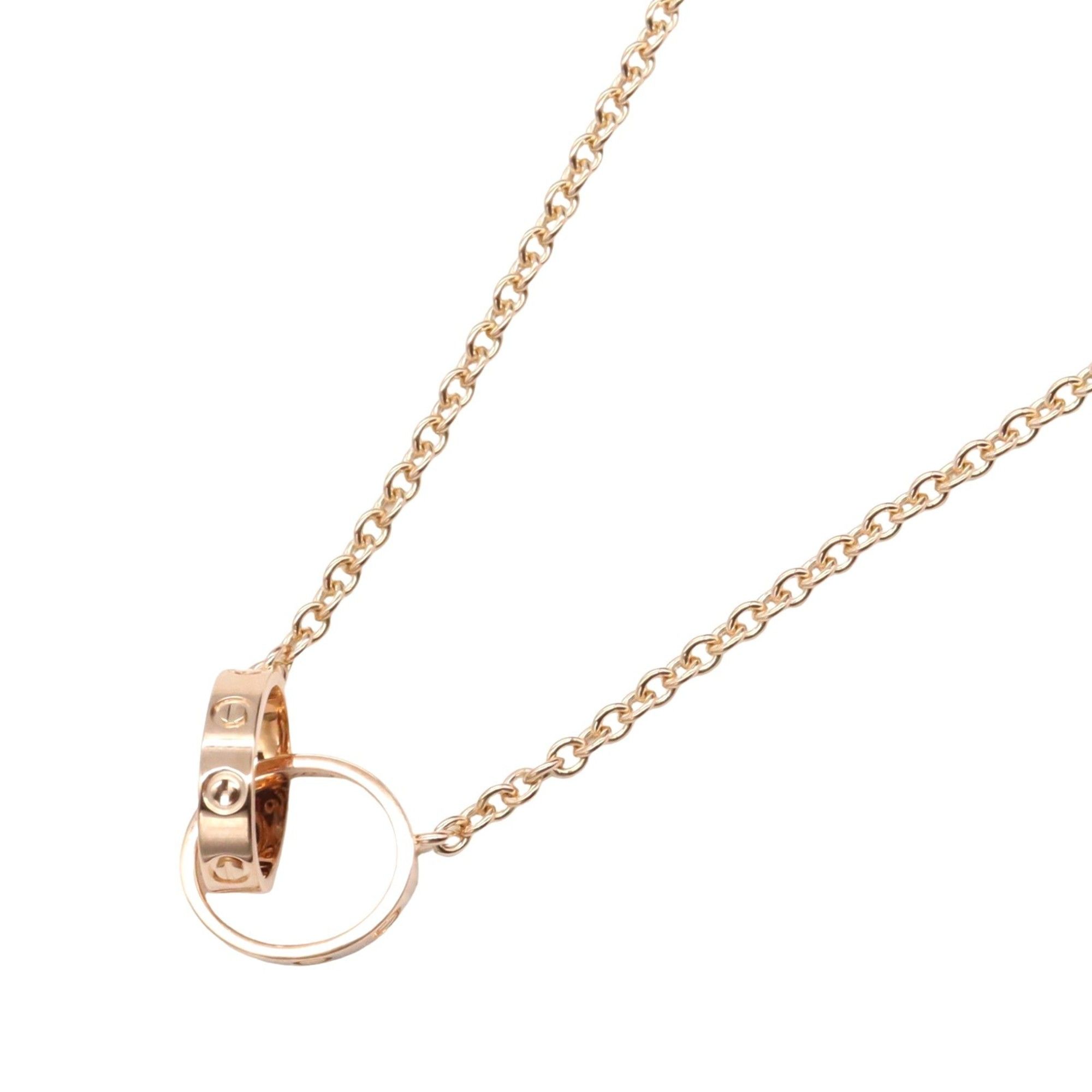 Cartier Baby Love Necklace, 18K Pink Gold, for Men and Women.