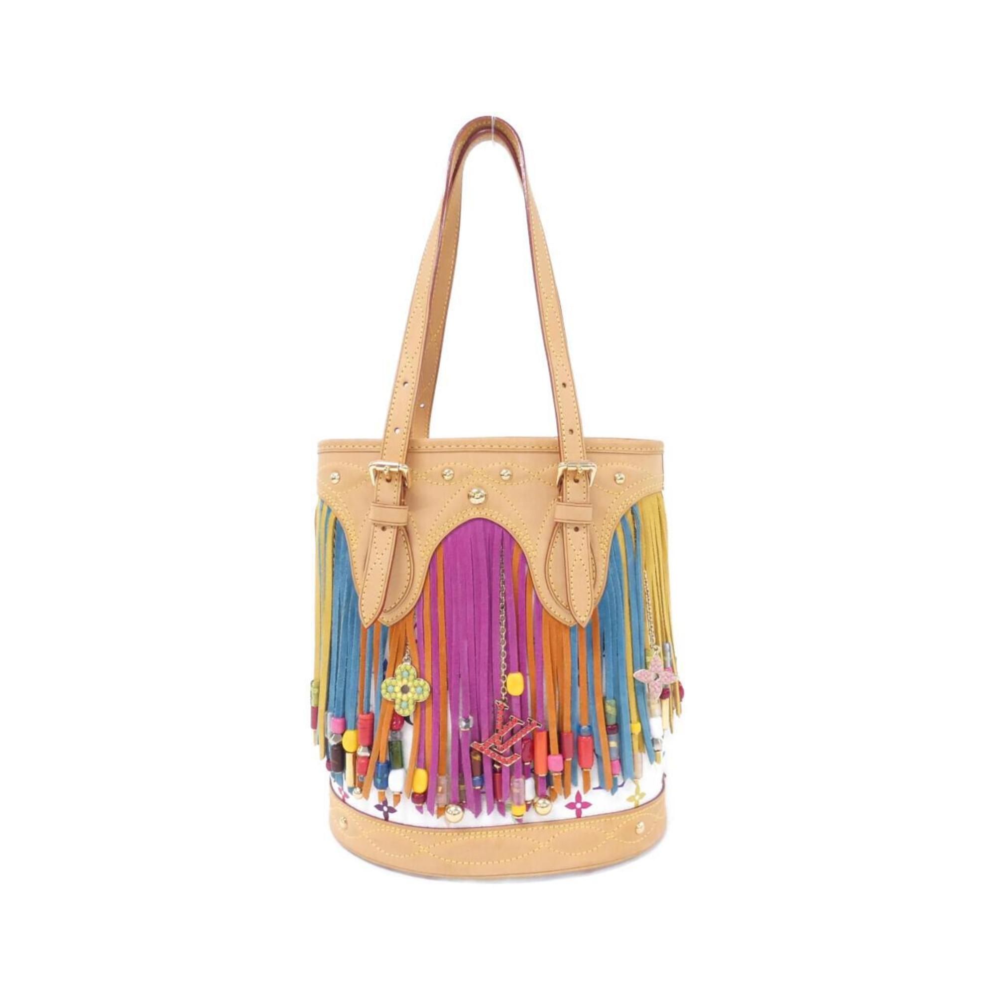 Louis Vuitton Multicolor Bucket Fleur M40109 Handbag