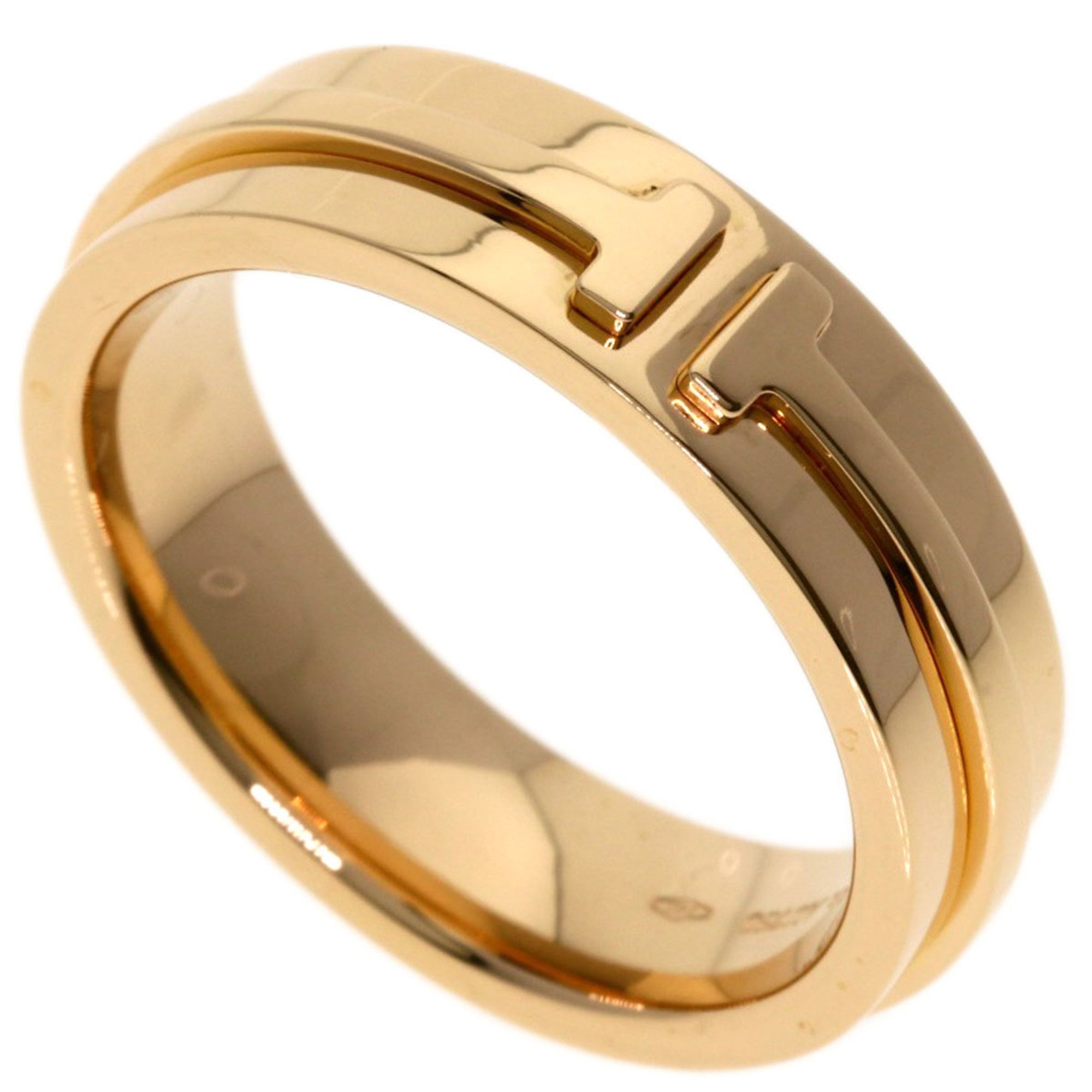 Tiffany T TWO Wide Ring, 18K Yellow Gold, Women's, TIFFANY&Co.