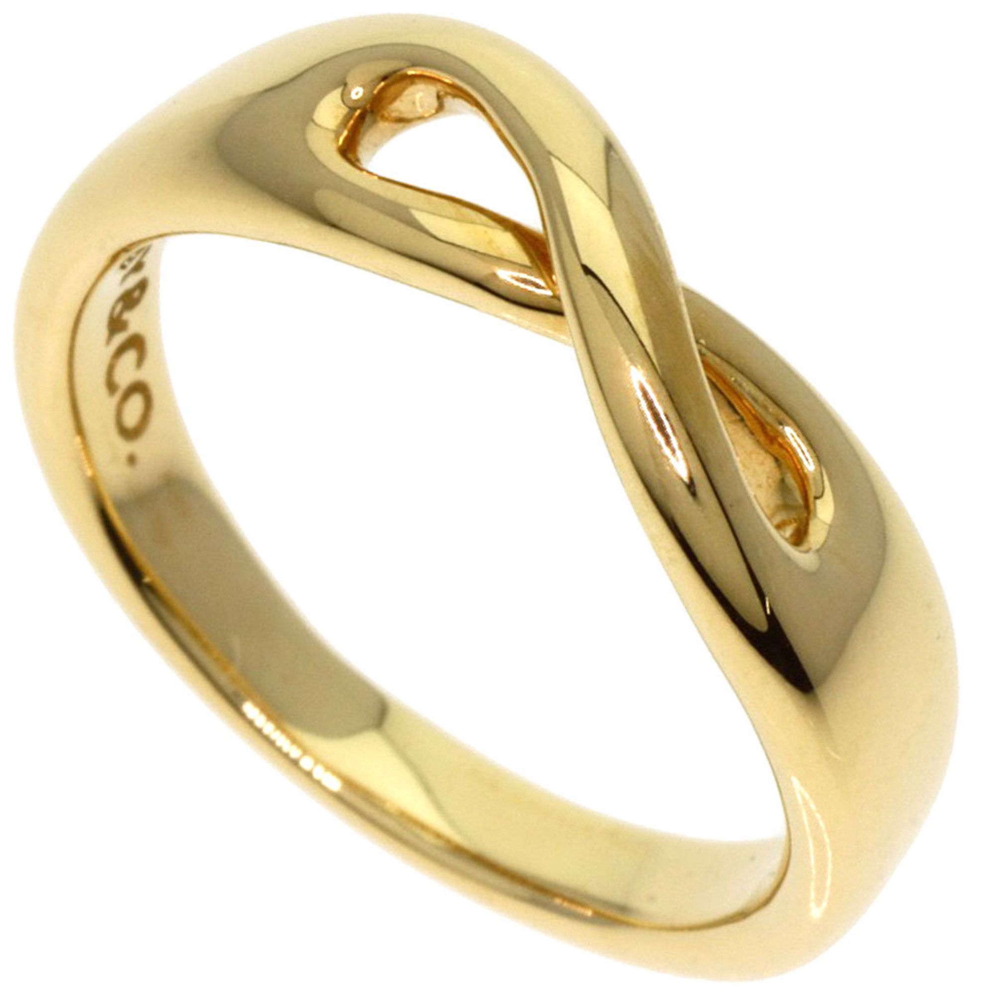 Tiffany Infinity Ring, 18K Yellow Gold, Women's