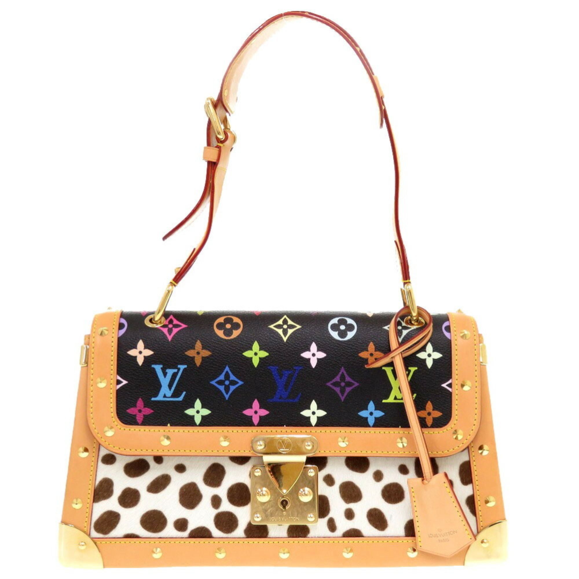Louis Vuitton Sac Dalmatian Monogram Multicolor Pony Noir M92825 Shoulder Bag Handbag LV 1144-4 LOUI