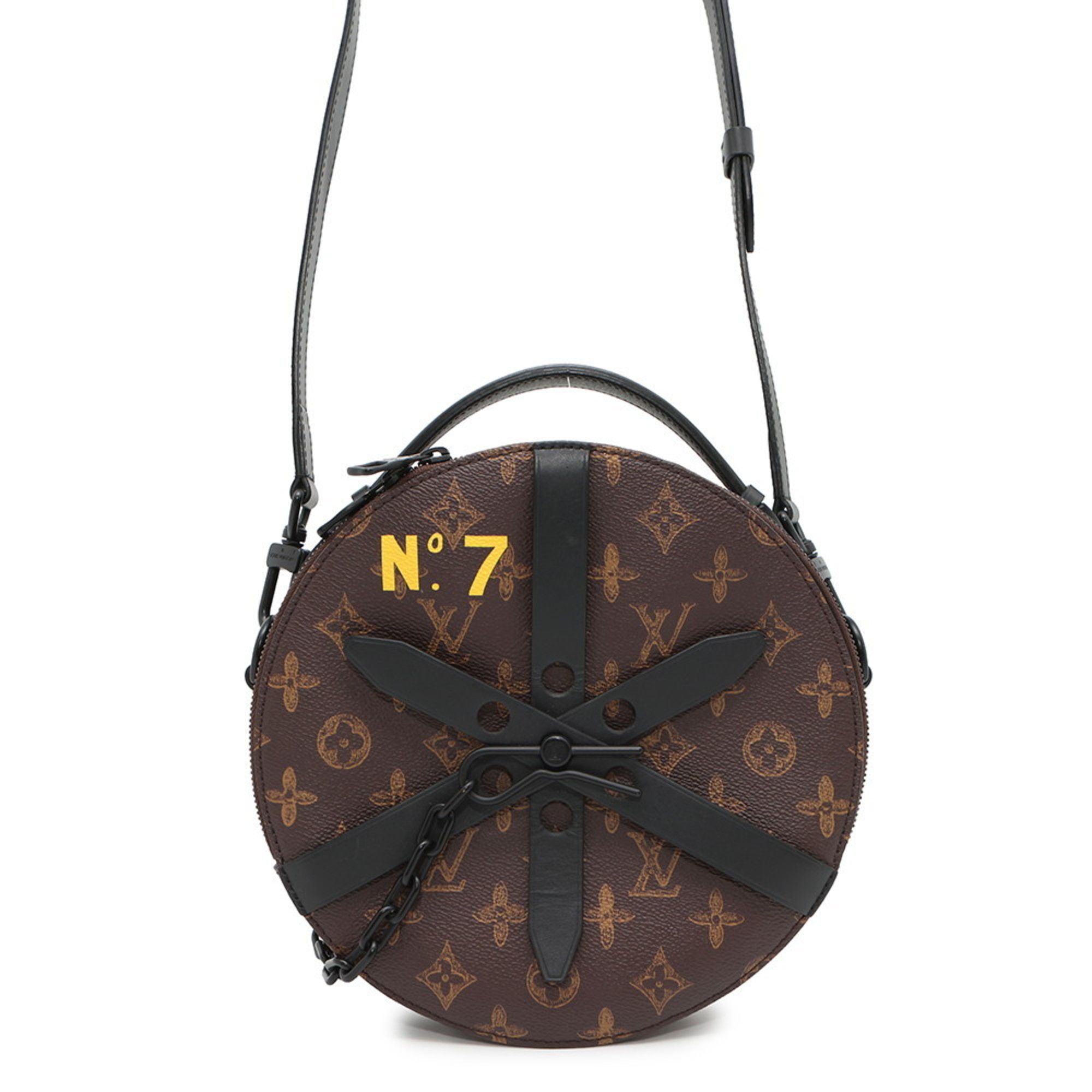 Louis Vuitton Monogram Wheel Box Shoulder Bag M59706 LOUIS VUITTON Black