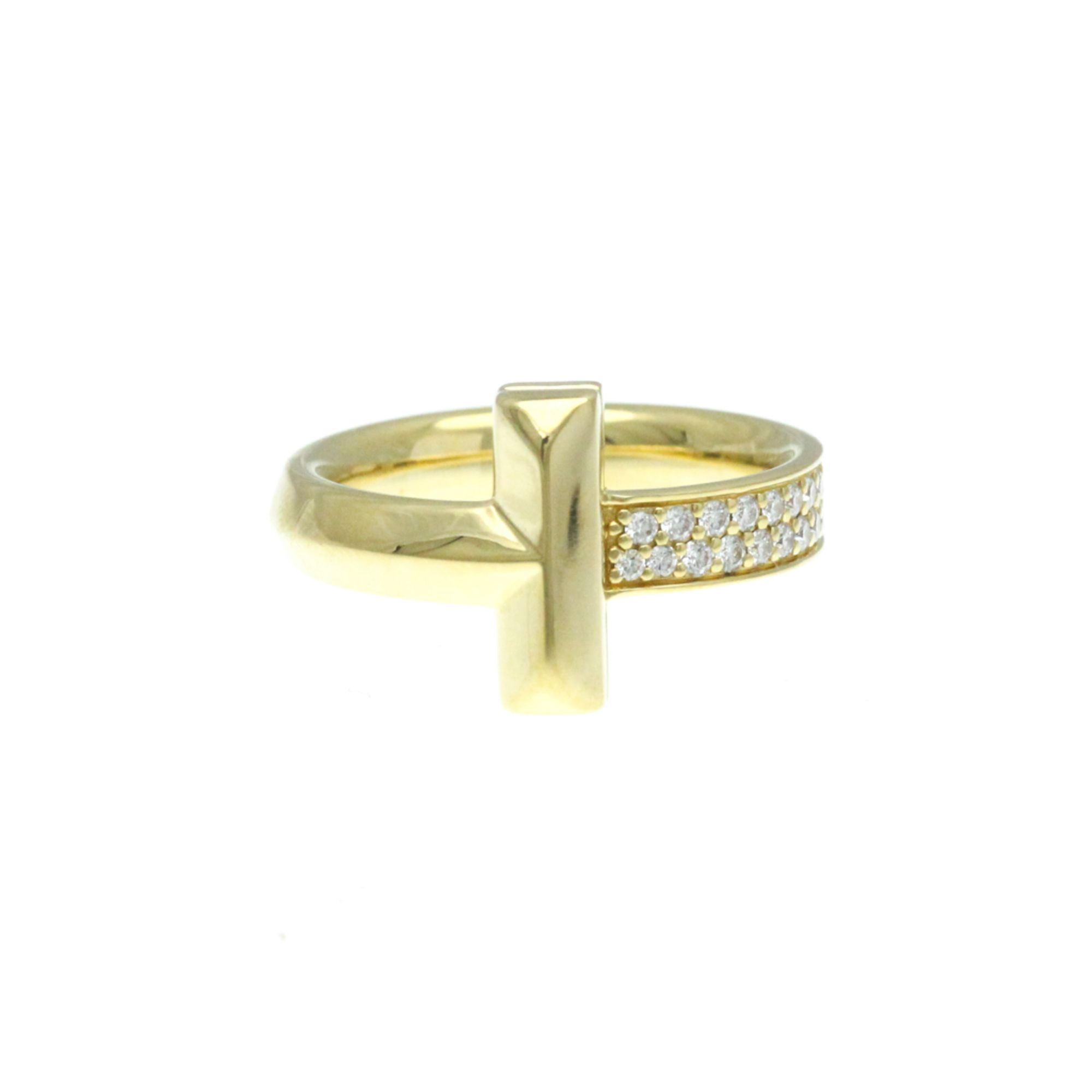 Tiffany T One Diamond Ring Yellow Gold (18K) Fashion Diamond Band Ring Carat/0.24 Gold