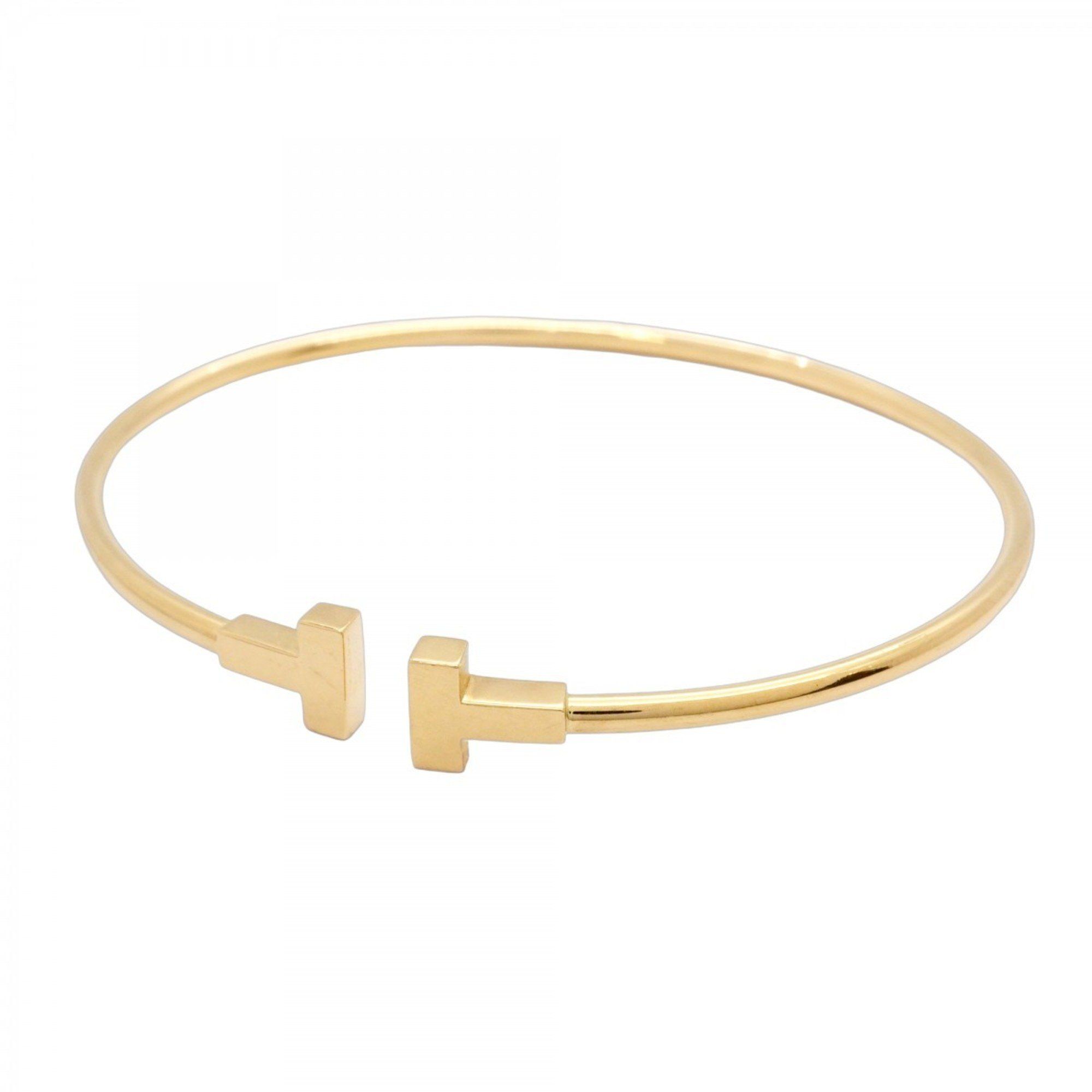 Tiffany Bangle T-Wire 18KYG Yellow Gold Women's P1273075