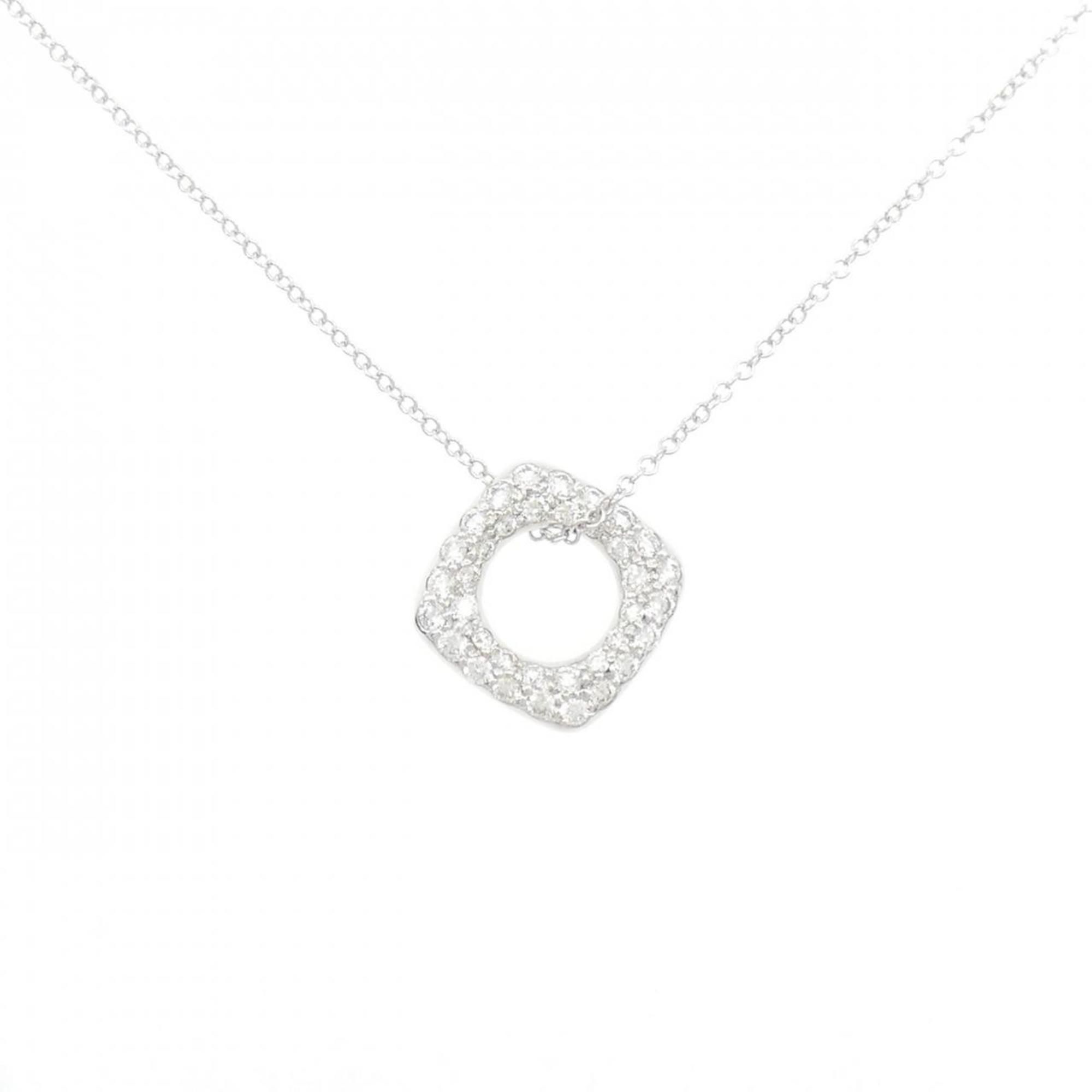 Tiffany Cushion Pendant Necklace
