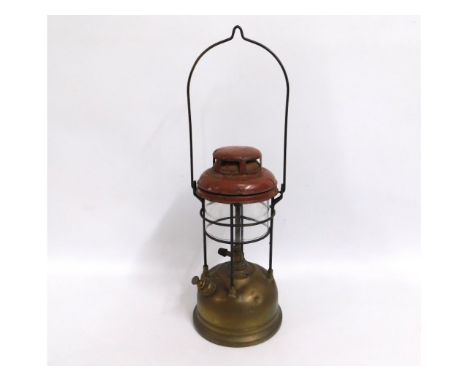 A Tilley lamp, 21.5in high inclusive