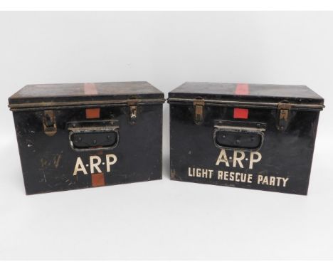 Two ARP first aid boxes including Light Rescue Party 