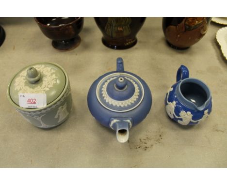 Two pieces of Dudson Bros wares & teapot