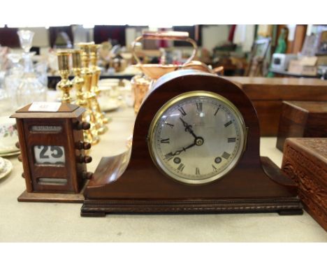 Grant & Son, Carlisle, mantle clock and desk calendar 