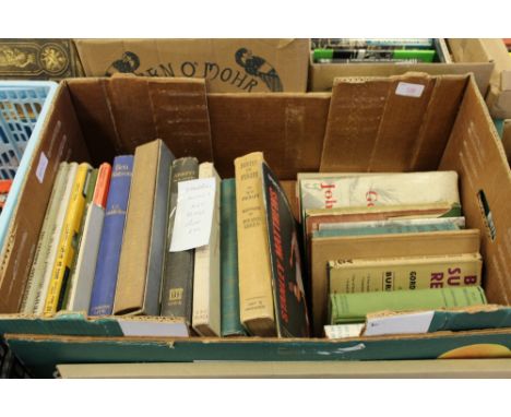Box of transport, hunting and train books