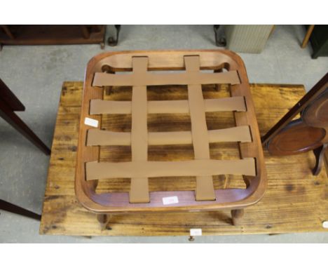 Ercol light wood stool