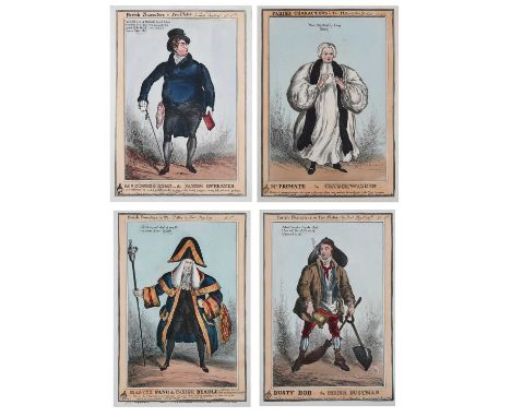 William Heath (1795-1840)Parish Characters In Ten Plates by Paul PryThe complete suite, comprising Mr George King - the Paris