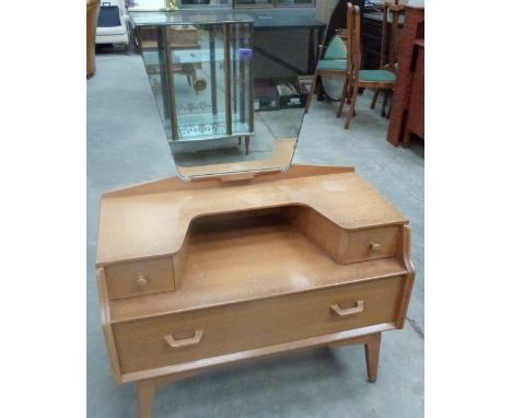 A G-Plan light oak dressing table 36' wide. c.1970