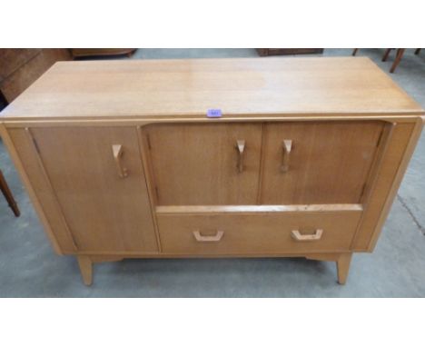 A G-Plan light oak sideboard. 48' wide. c.1970