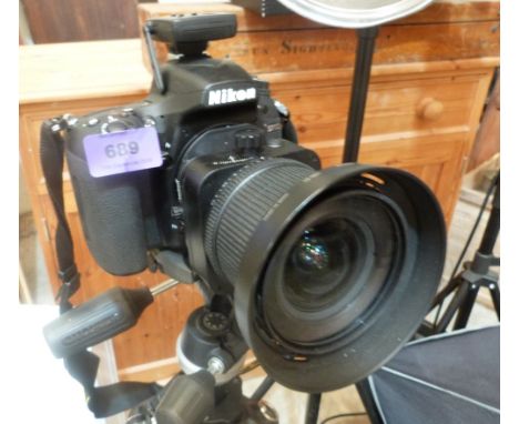 A collection of studio photographic equipment from the studio of the late Geoffrey Adams, Woodyard Gallery, Ludlow, the exten