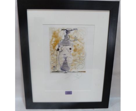 AFTER SALVADOR DALI Memorias de Casanova. Bears a signature. Lithograph 14' x 10'