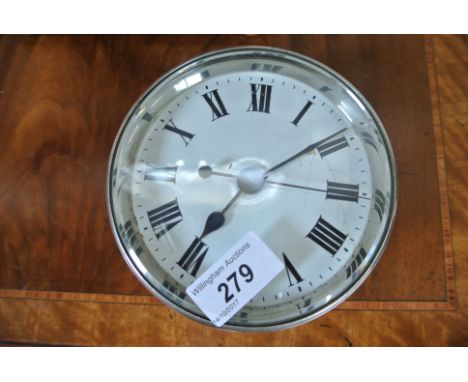 A GPO bulkhead clock - the back stamped GPO GG 26 235 No 1