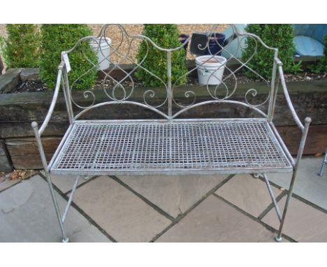 A new Ascalon folding wrought iron bench