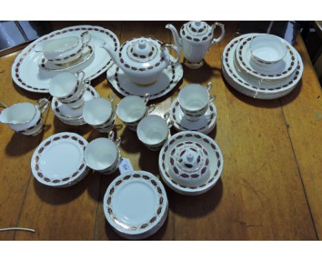 An extensive paragon porcelain elegance pattern tea and dinner service.