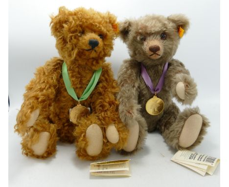 Steiff Collectors Bear Of The Year 2007 &amp; 2006 with  Certs 