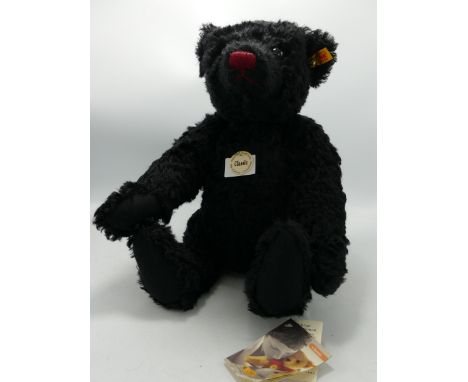 Steiff Collectors Classic Large Growling Black Bear: length 40cm 