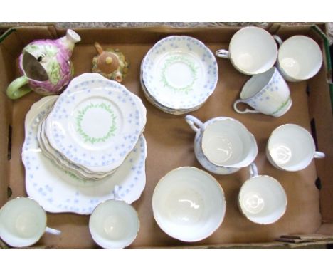 Grafton part tea set: together with novelty ceramic items (1 tray). 