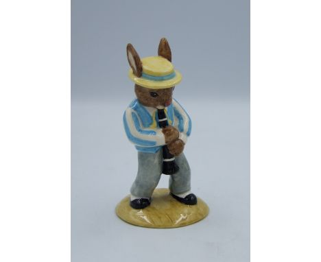 Royal Doulton Bunnykins Figure 'Clarinet Player Bunnykins' DB184 from the Jazz Band Collection 